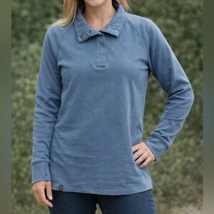 Free Fly Midweight Quarter Snap Fleece Collared Long Sleeve Shirt